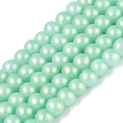 Baking Paint Glass Pearl Beads Strands LS-DGLA-ZX001-05A-08-1