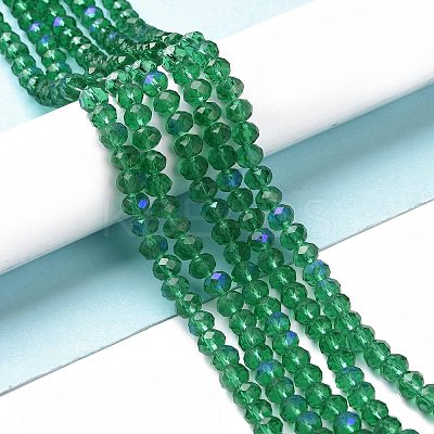 Electroplate Glass Beads Strands EGLA-A044-T1mm-L18-1