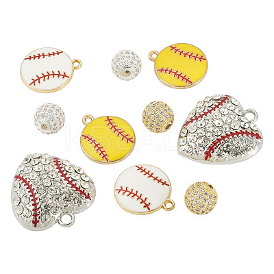 Baseball Sport Theme DIY Jewelry Making Findings Kits DIY-TA0011-99-1
