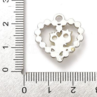 Platinum Alloy Glass Pendants FIND-Z068-05P-02-1