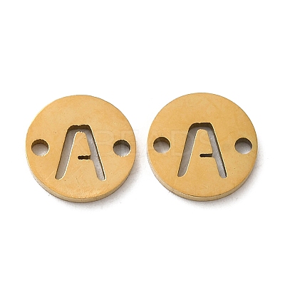 26Pcs Ion Plating(IP) 304 Stainless Steel Connector Charms STAS-C081-03G-1