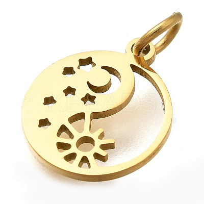 304 Stainless Steel Charms STAS-Z119-19G-1