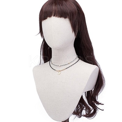 Star & Moon Pendant Necklaces Set for Teen Girl Women NJEW-JN03738-01-1
