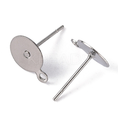Non-Tarnish 304 Stainless Steel Stud Earring Findings LS-STAS-E029-2-1