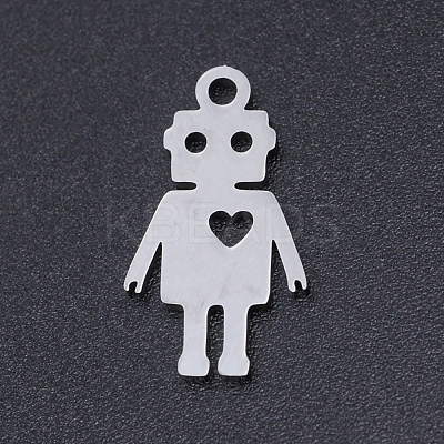 Non-Tarnish 201 Stainless Steel Laser Cut Pendants STAS-S105-T889-1-1
