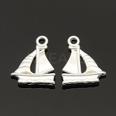 Tibetan Style Alloy Sail Boat Pendants LS-TIBEP-EDD022Y-S-FF-1