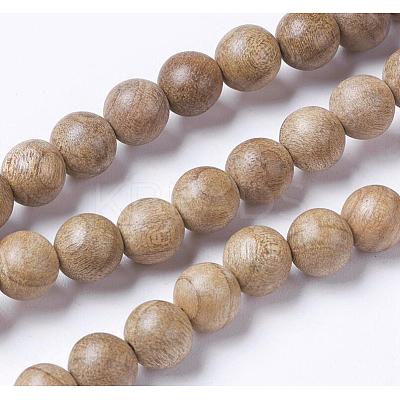 Natural Wood Beads Strands WOOD-J001-02-10mm-1