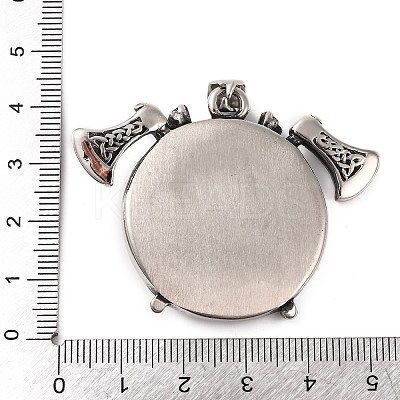 Viking 316 Surgical Stainless Steel Big Pendants STAS-Z073-50AS-01-1