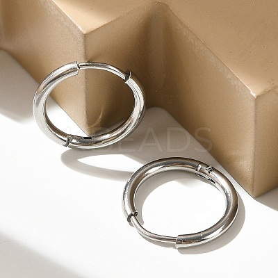 Non-Tarnish 304 Stainless Steel Huggie Hoop Earrings for Women LS-EJEW-F280-07B-P-1