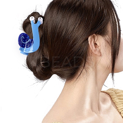 Cellulose Acetate(Resin) Claw Hair Clips PW-WG30E87-01-1