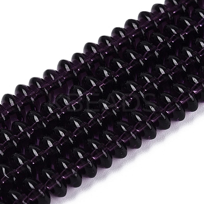 Transparent Glass Beads Strands GLAA-Q113-02A-A10-1