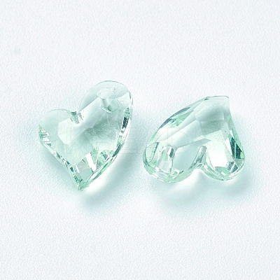 Transparent Acrylic Charms MACR-G055-11mm-M-1
