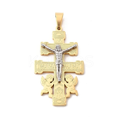 304 Stainless Steel Pendants STAS-G378-04GP-1