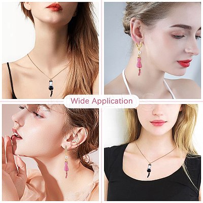 40Pcs 10 Styles Rack Plating A1lloy Enamel Pendants ENAM-SZ0004-04-1