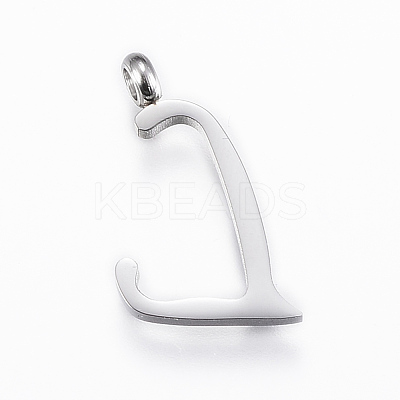 Tarnish Resistant 304 Stainless Steel Pendants STAS-F129-L-P-1