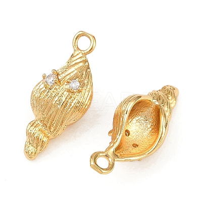 Ocean Theme Brass Micro Pave Cubic Zirconia Pendants LS-KK-F902-08Q-G-1