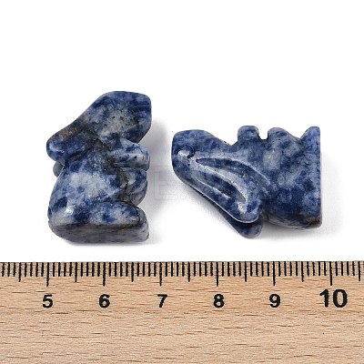 Natural Blue Spot Jasper Rabbit Display Decorations G-R007-02K-1