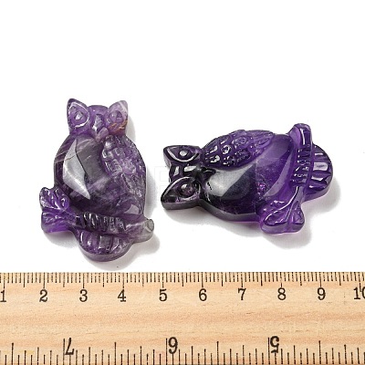 Natural Amethyst Pendants G-M417-08C-1