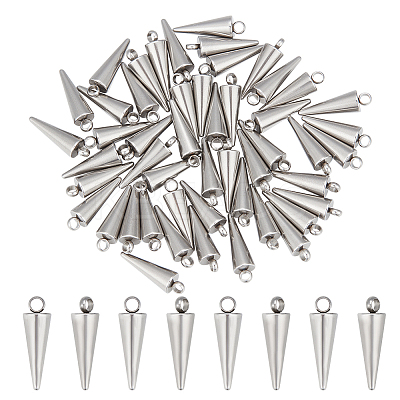 50Pcs 303 Stainless Steel Charms STAS-UN0048-60-1