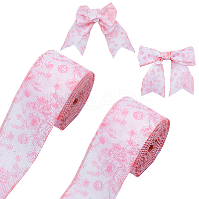 Polyester Satin Ribbon SRIB-WH0001-06C-1