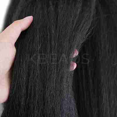 Long Straight Ponytail Hair Extension Magic Paste OHAR-D007-01-1