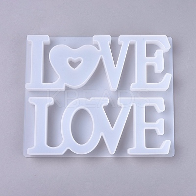 Valentine's Day Word Love Silicone Molds LS-DIY-K017-18-1