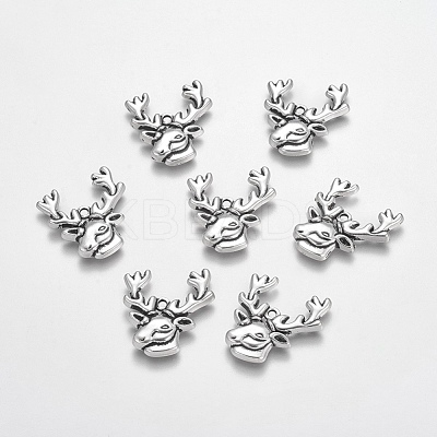Tibetan Style Alloy Beads TIBEP-9122-AS-LF-1