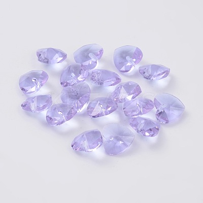 Romantic Valentines Ideas Glass Charms X-G030V10mm-04-1