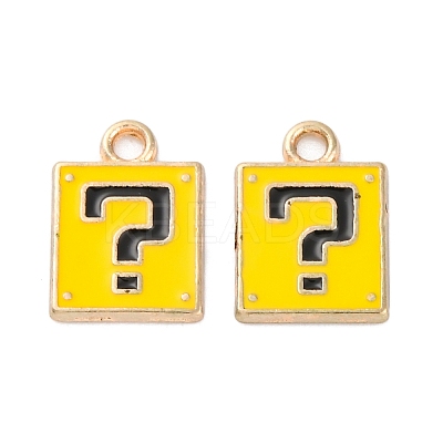 Alloy Enamel Charms ENAM-Q001-08G-02-1