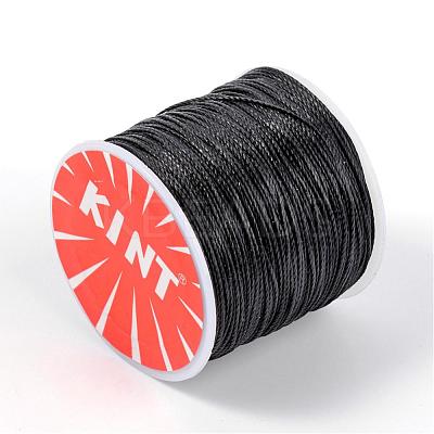 Round Waxed Polyester Cords YC-K002-0.6mm-20-1