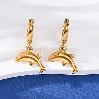 304 Stainless Steel Hoop Earrings EJEW-F357-02G-04-1