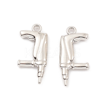 Rack Plating Alloy Pendants PALLOY-K003-07P-1