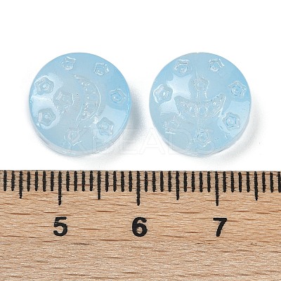 Transparent Glass Beads DGLA-E004-09A-1
