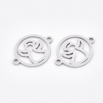 Tarnish Resistant 201 Stainless Steel Links connectors STAS-T044-12P-1