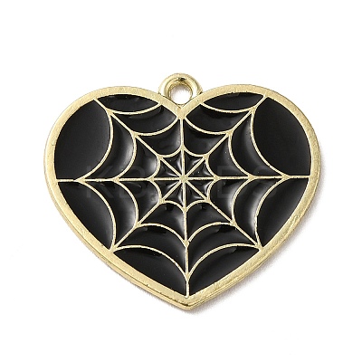 Alloy Enamel Pendants ENAM-04G-04G-01-1