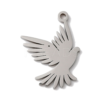 Non-Tarnish 5Pcs 201 Stainless Steel Pendants STAS-Z068-05P-1