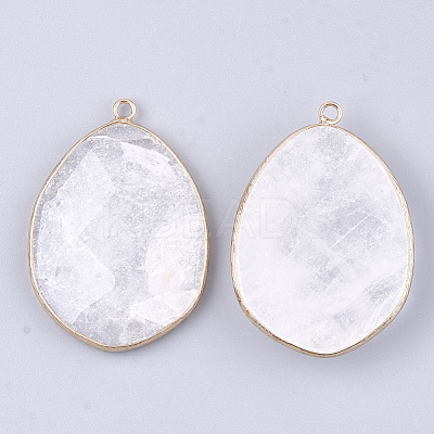 Natural Quartz Crystal Pendants X-G-S344-52-1