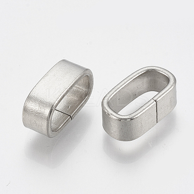 Non-Tarnish 304 Stainless Steel Slide Charm LS-X-STAS-T031-06-1
