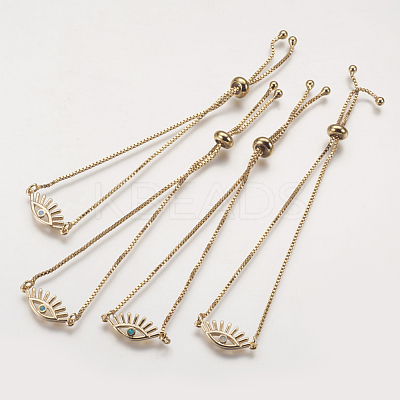 Adjustable Brass Bolo Bracelets BJEW-I240-06G-1