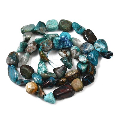 Natural Chrysocolla Beads Strands G-L493-61-1