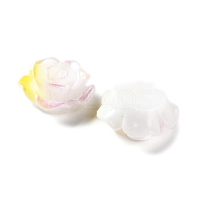 Tricolor Opaque Resin Cabochons LS-CRES-P029-C03-1