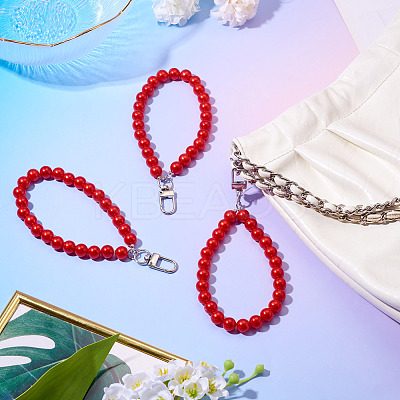 Plastic Beads Pendant Decorations HJEW-TAC0064-02-1