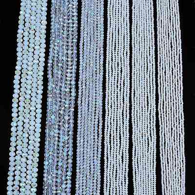 Electroplate Glass Beads Strands EGLA-A044-J6mm-L06-1