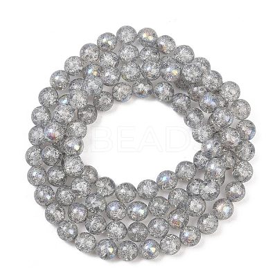 Crackle Czech Pressed Glass Beads GLAA-I061-17-1