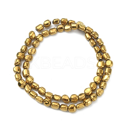 Electroplated Synthetic Non-magnetic Hematite Beads Strands G-C024-01C-1