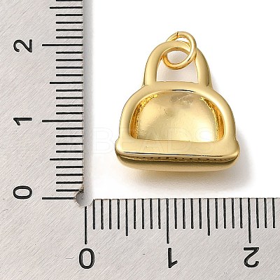 Rack Plating Brass Pendants KK-I720-60G-1