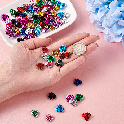 650 Pcs 13 Colors Aluminum Cabochons MRMJ-FW0001-01C-1