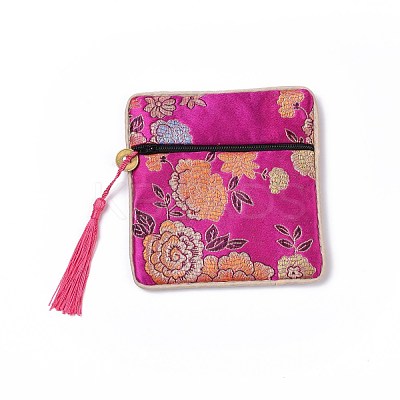Mixed Square Cloth Zip Pouches ABAG-F001-01-1