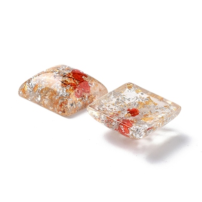 Transparent Resin Cabochons CRES-P019-02A-1