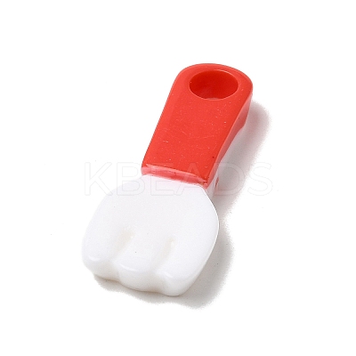 Opaque Resin Pendants RE-CBAFB71-01B-1